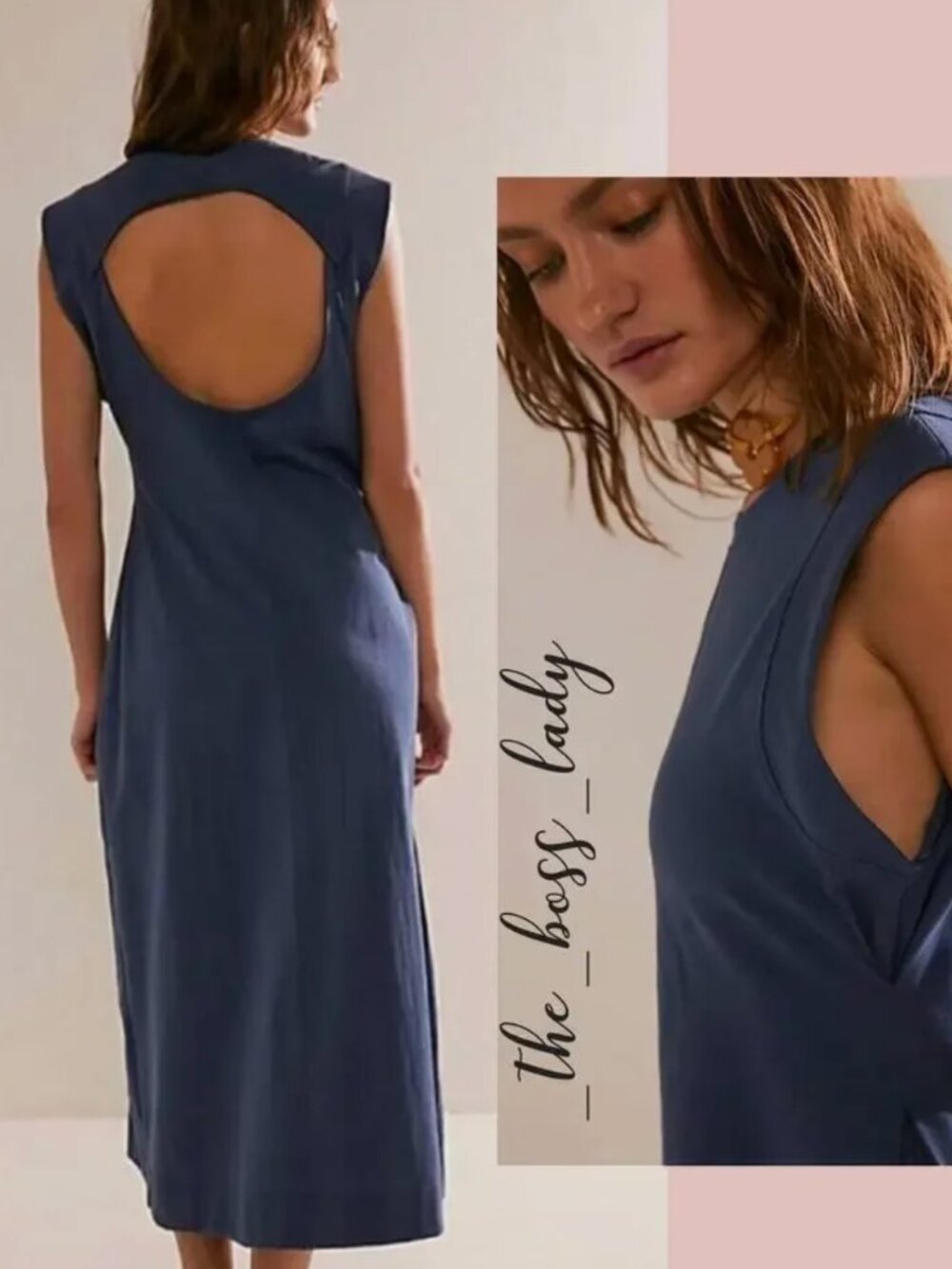 Free People Dress Maxi Cotton Cutout Pleated Size S.P. NWOT